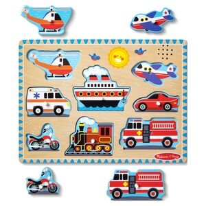 Melissa & Doug Colorful Vehicle Puzzle